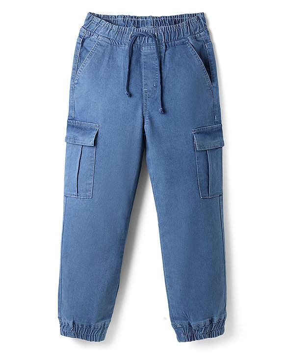 Pine Kids Denim Woven Full Length - Royal Blue