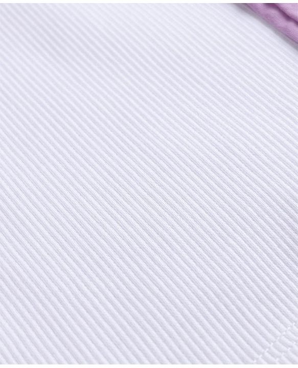 Pine Kids 100% Cotton Knit Half Sleeves Solid Shirt Style Top With Inner Tee - Lavender