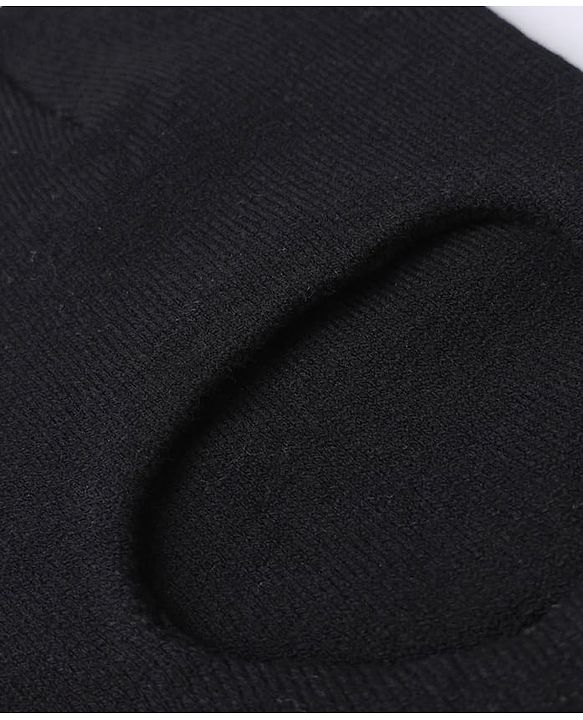 Pine Kids Knit Solid Monkey Cap in Black - Diameter 18