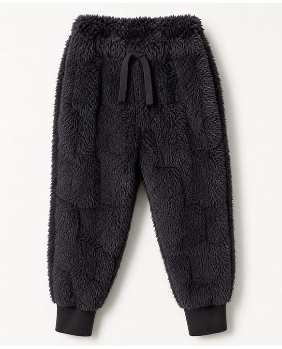 Babyhug Fur Woven Full Sleeves WInter Wear Suit - Grey