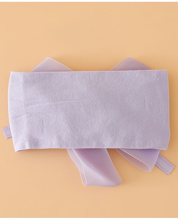 Babyhug Headbands Free Size with Bow Applique - Purple