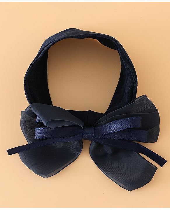 Babyhug Headbands Free Size with Bow Applique - Purple