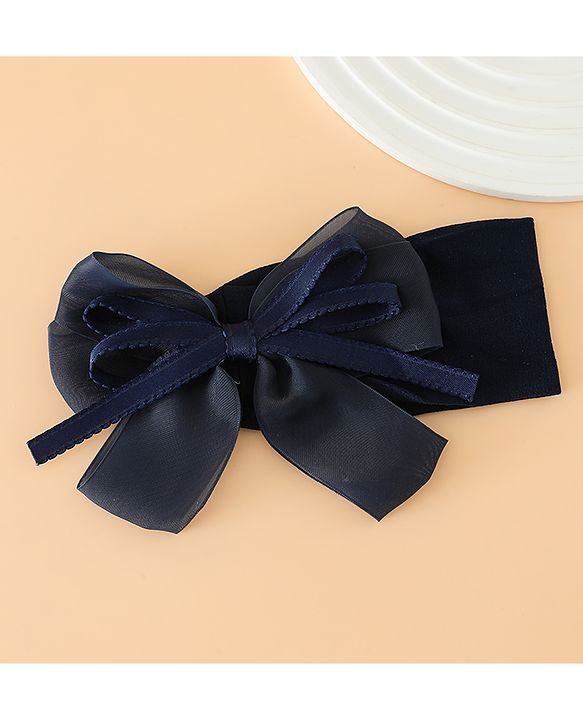 Babyhug Headbands Free Size with Bow Applique - Purple