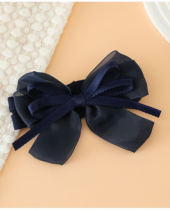 Babyhug Headbands Free Size with Bow Applique - Purple