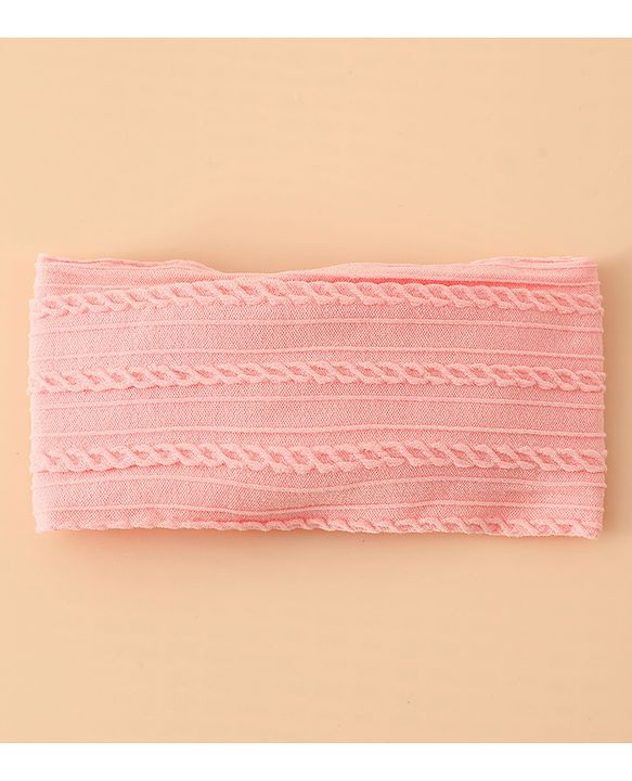 Babyhug Floral Embellished Stretchable Headband - Pink
