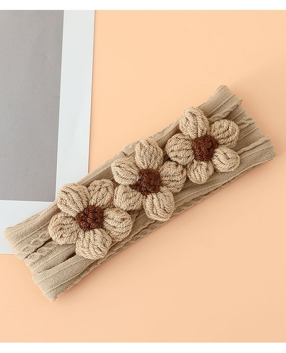 Babyhug Floral Embellished Stretchable Headband - Pink