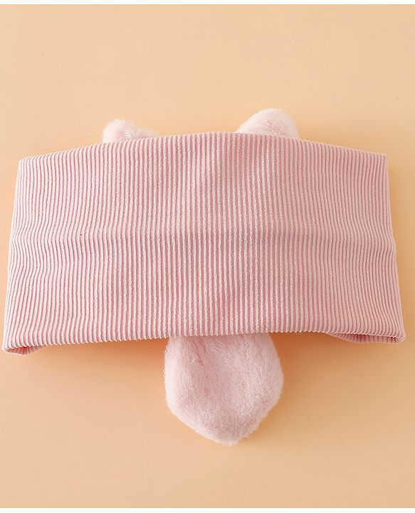 Babyhug Free Size Kitten snowball Applique Headbands - Pink