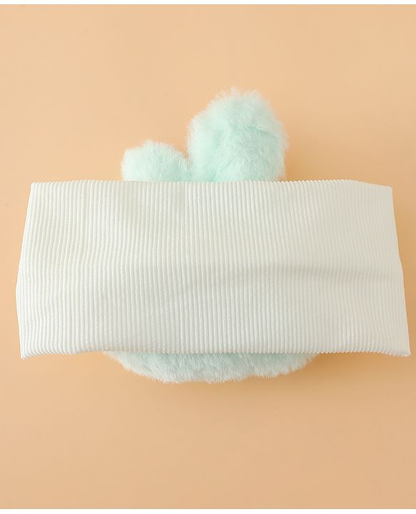 Babyhug Headbands Free Size With Bunny Applique - White