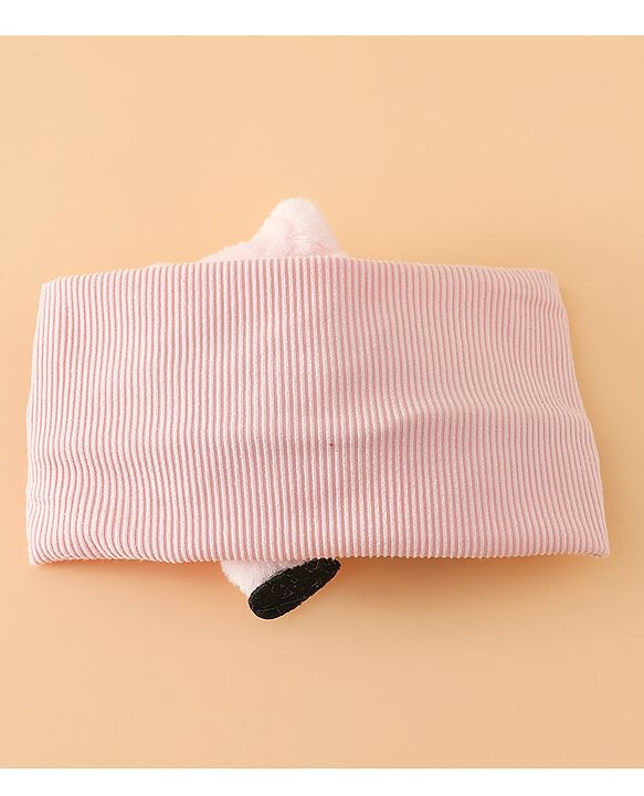 Babyhug Free Size Headband With Bear Applique - Pink