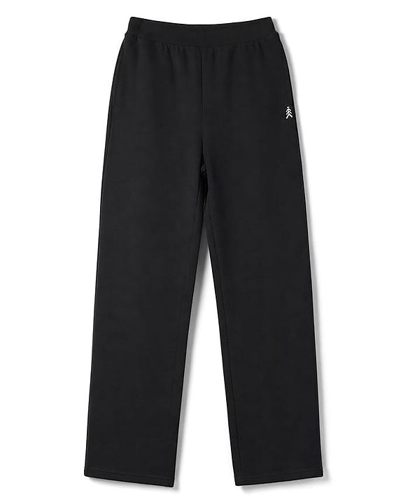 Pine Kids Knit Full Length Solid Lounge Pants Pack Of 3 - Green Maroon & Black