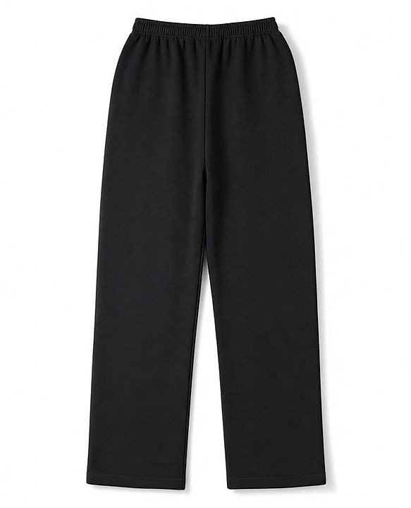 Pine Kids Knit Full Length Solid Lounge Pants Pack Of 3 - Green Maroon & Black