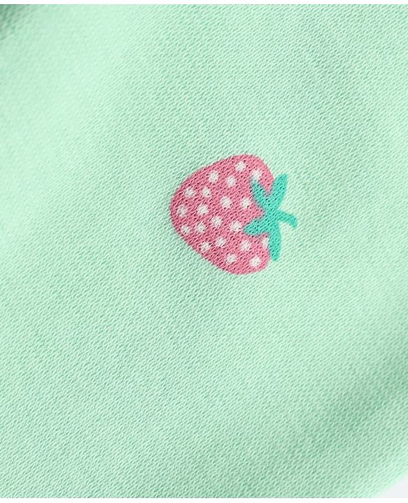 Babyhug Cotton Lycra Knit Full Length Leggings With Fruits Print - Pink, Orange & Green
