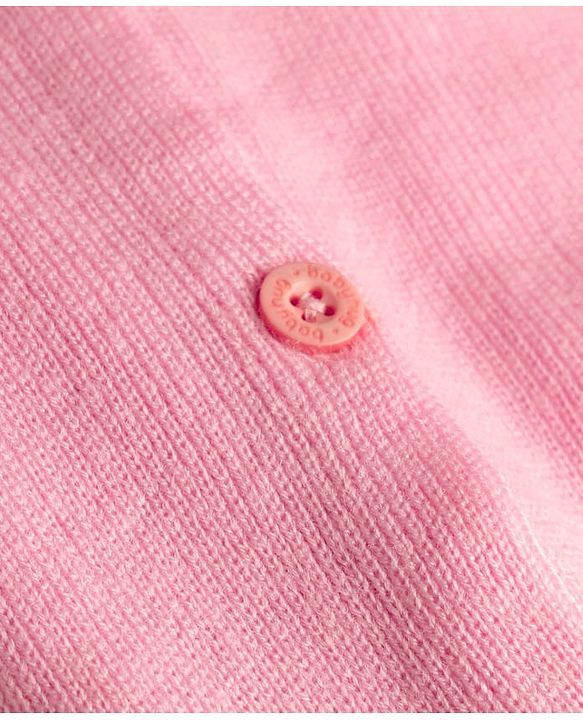 Babyhug Knit Front Open Sweater with Sleeveless in Pink
