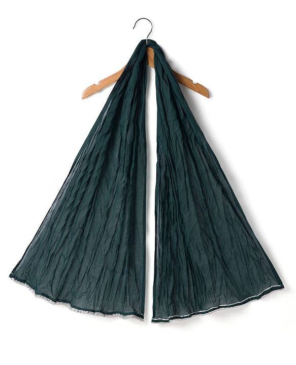 Babyhug 100% Cotton Woven Sleeveless Floral Printed Choli Lehenga Set With Dupatta - Green