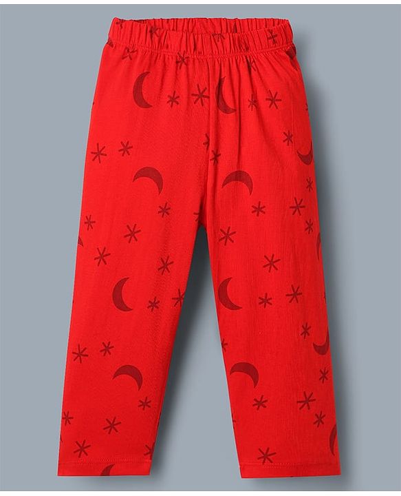 Babyhug Disney Single Jersey Knit Full Sleeves T-Shirt & Pyjama Night Suit with Winnie the Pooh & Friends Graphic - White