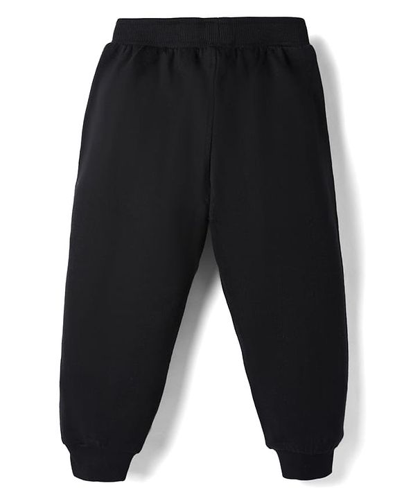 Babyhug Disney Terry Knit Full Sleeves Sweatshirt & Joggers Set With Mickey Mouse Graphic - Tan