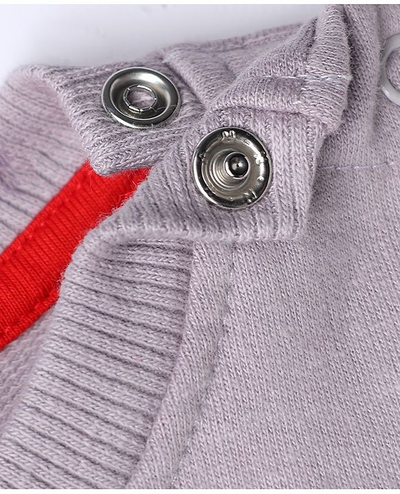 Babyhug Disney Terry Knit Full Sleeves Sweatshirt & Trackpants with Winnie The Pooh Graphic - Lavender & Red
