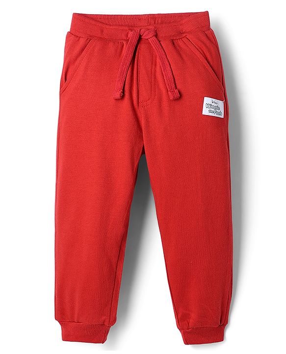 Babyhug Disney Terry Knit Full Sleeves Sweatshirt & Trackpants with Winnie The Pooh Graphic - Lavender & Red
