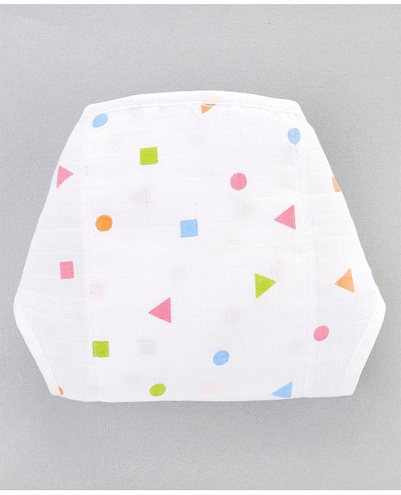 Babyhug 100% Cotton Sterilized Newborn Starter Gift set Pack of 9 - White