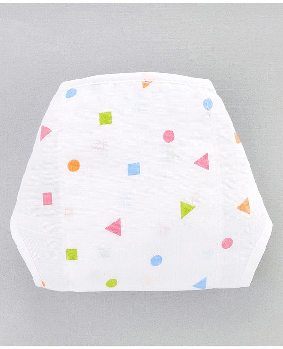 Babyhug 100% Cotton Sterilized Newborn Starter Gift set Pack of 9 - White