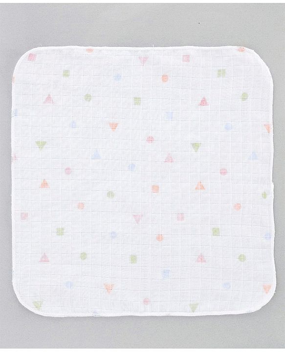 Babyhug 100% Cotton Sterilized Newborn Starter Gift set Pack of 9 - White