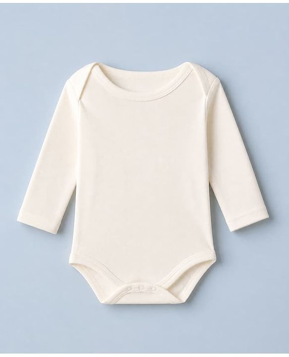 Babyhug 100% Cotton Interlock Knit Solid Onesies with Full Sleeves Pack of 3 - Peach, Pink & White