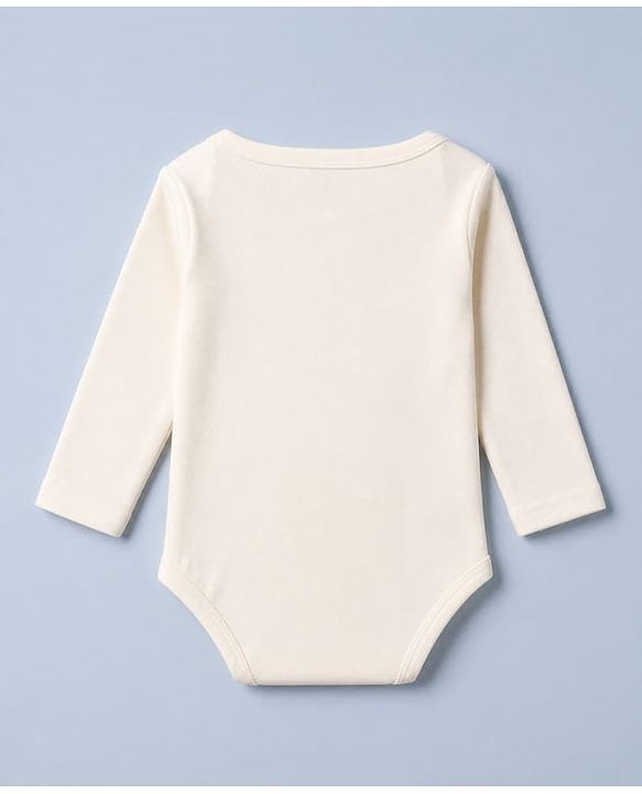 Babyhug 100% Cotton Interlock Knit Solid Onesies with Full Sleeves Pack of 3 - Peach, Pink & White