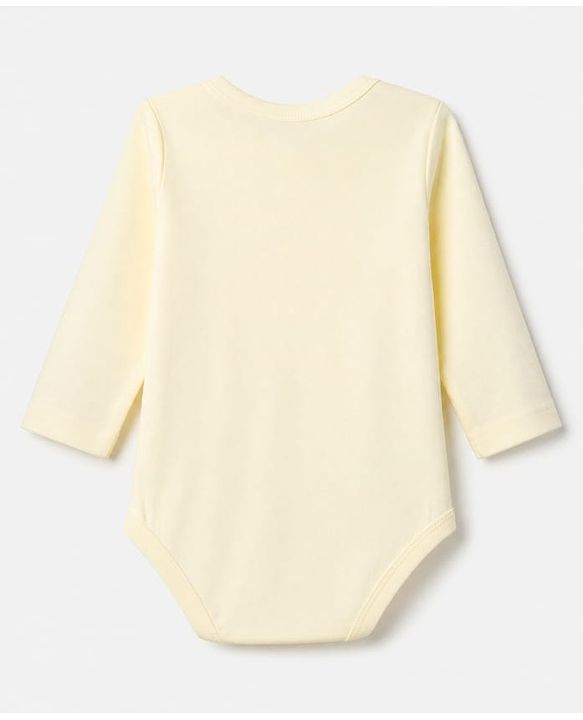 Babyhug 100% Cotton Interlock Knit Solid Onesies with Full Sleeves Pack of 5 - Pink, Lavender, Lemon, Baby Pink & Rose Gold