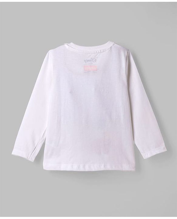 Babyhug Disney Single Jersey Knit Full Sleeves T-shirt & Pyjama Night Suit With Minnie Mouse & Donald Duck Graphic & Polka Dot Print - Pink