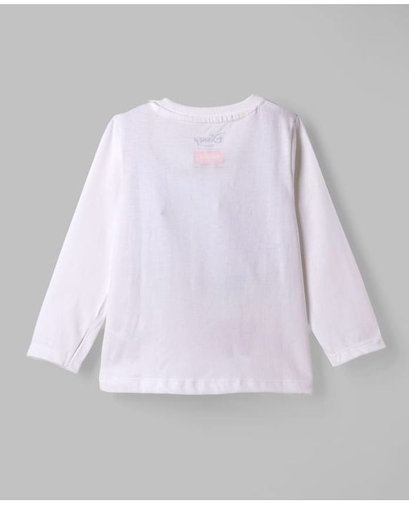 Babyhug Disney Single Jersey Knit Full Sleeves T-shirt & Pyjama Night Suit With Minnie Mouse & Donald Duck Graphic & Polka Dot Print - Pink