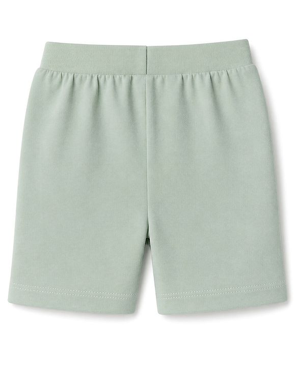 Babyhug 100% Cotton Single Jersey Cotton Knit Mid Thigh Shorts With Vehicle Print Pack of 3 - Blue, Green & Red