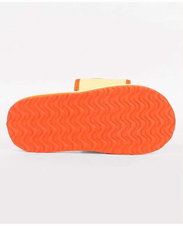 Cute Walk by Babyhug Slip On Slider With Rainbow Print in Blue