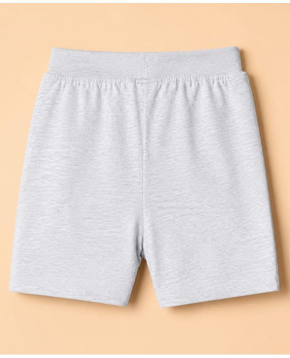 Babyhug 100% Cotton Jersey Knit Shorts with Bear Print in Blue Green & White Pack of 3