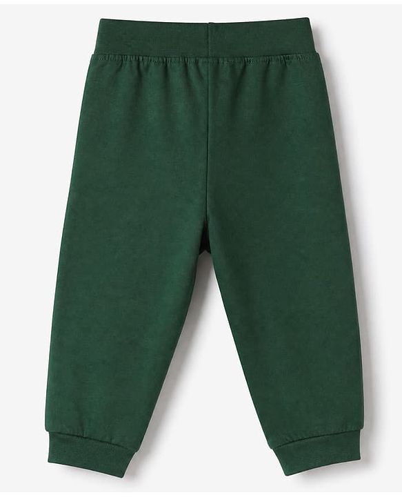 Babyhug Cotton Knit Jogger Fit Full Length Solid Lounge Pant with Ribbed Waist Pack of 3 in Grey