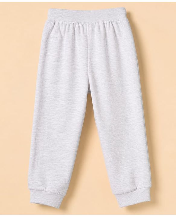 Babyhug Cotton Jersey Knit Full Length Lounge Pant with Dino Print in Blue & White Pack of 3