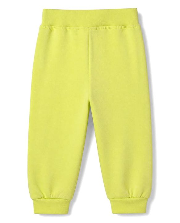 Babyhug Cotton Jersey Jogger Fit Lounge Pants with Floral, Cherry & Strawberry Print with Bow Pack of 3 - Pink, Violet & Light Green