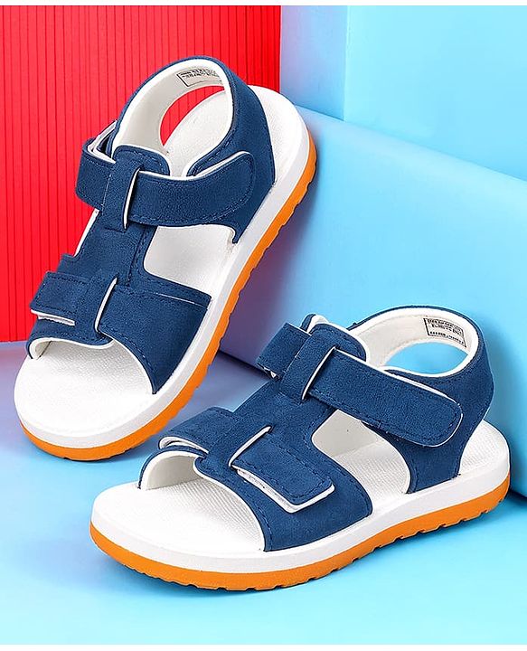 Cute Walk by Babyhug Velcro closure Sandals in Blue