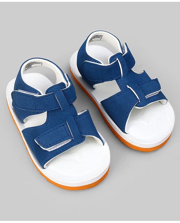 Cute Walk by Babyhug Velcro closure Sandals in Blue
