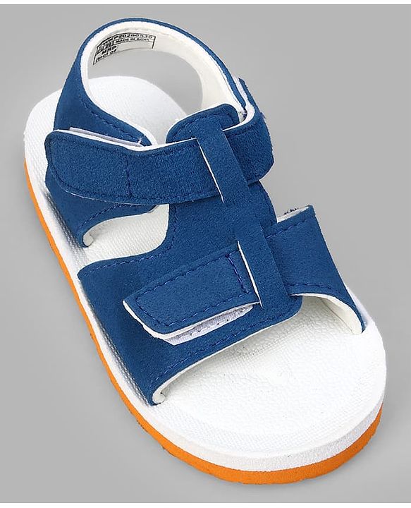 Cute Walk by Babyhug Velcro closure Sandals in Blue