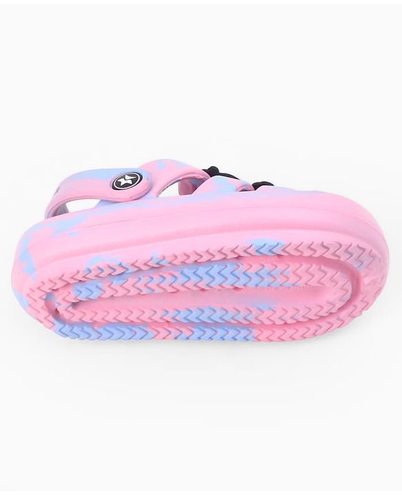 Cute Walk by Babyhug Back Strap Closure Clogs With Cow Applique - Pink