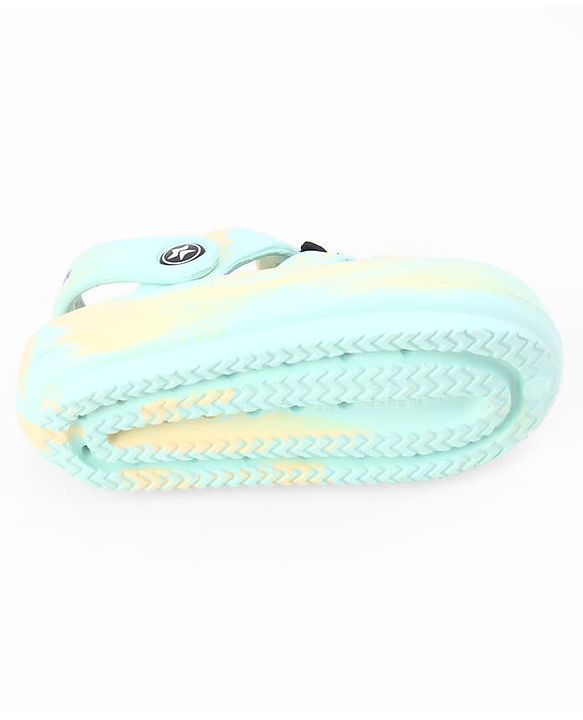 Cute Walk by Babyhug Back Strap Closure Clogs With Dino Applique - Mint