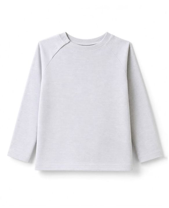 Babyhug 100% Cotton Knit Full Sleeves T-Shirt & Pyjama Night Suit with Bear Print - Grey & Red