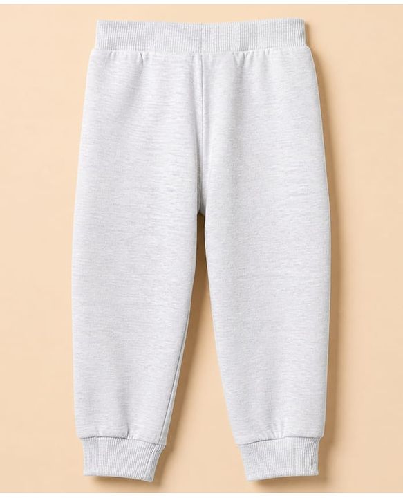 Babyhug Cotton Knit Full Length Jogger Fit Lounge Pant with Tractor Print Pack of 3 in Blue Grey