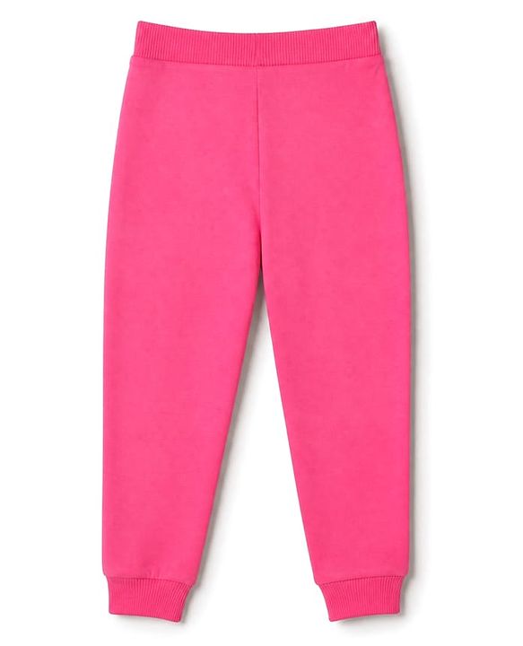 Babyhug 100% Cotton Single Jersey Knit Full Length Lounge Pant With Floral Print Pack of 2 - Pink Green