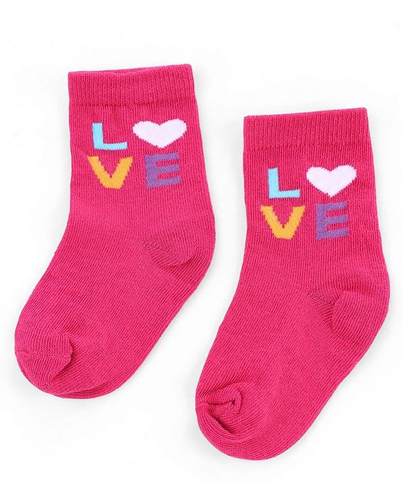 Cute Walk by Babyhug Knit Anti-Bacterial Ankle Length Striped Socks With Polka Dot & Heart Design Pack of 5 - Pink, White & Black