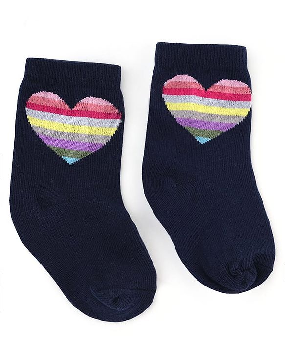 Cute Walk by Babyhug Knit Anti-Bacterial Ankle Length Striped Socks With Polka Dot & Heart Design Pack of 5 - Pink, White & Black