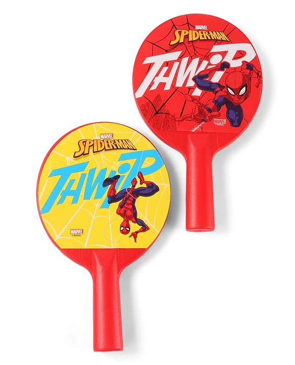Babyhug Marvel Spider Man Hanging Table Tennis Trainer| Fun Table Tennis Play| Hanging Door Trainer| Hand-Eye Coordination| Motor Skills| Active Play| 4 Years+| BIS Certified