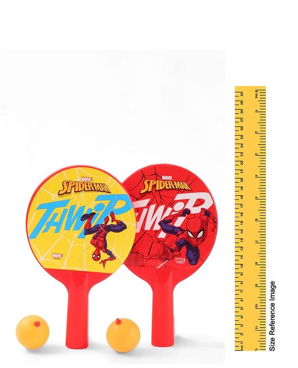 Babyhug Marvel Spider Man Hanging Table Tennis Trainer| Fun Table Tennis Play| Hanging Door Trainer| Hand-Eye Coordination| Motor Skills| Active Play| 4 Years+| BIS Certified