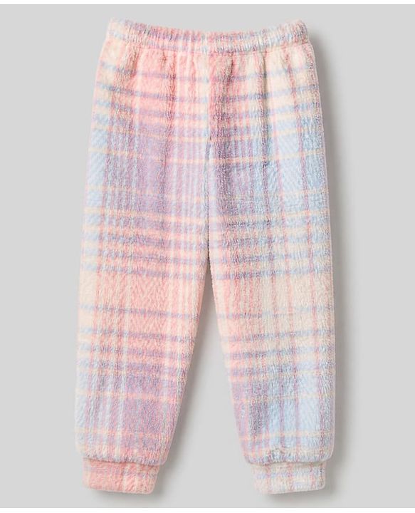 Babyhug Fur Woven Full Sleeves Printed Winter Wear Suit - Pink
