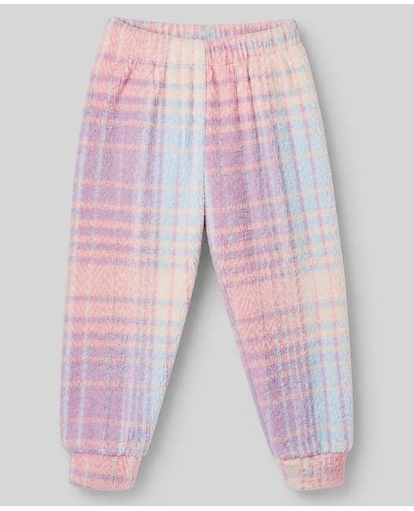 Babyhug Fur Woven Full Sleeves Printed Winter Wear Suit - Pink